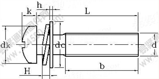 GB /T 9074.8-1988 十字槽小盤頭螺釘、平墊和彈墊組合執(zhí)行標(biāo)準(zhǔn)